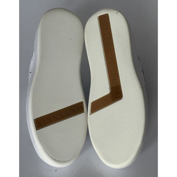 Bottega Veneta Rubber Sole Calf Leather Optic White Shoes 7 US 578303 9122 NIB main image 7